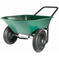 Nunc Patio Supplies 2 Wheel Green Thumb Poly Wheelbarrow NU1621617